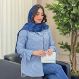 شومیز راه راه نخی شیما