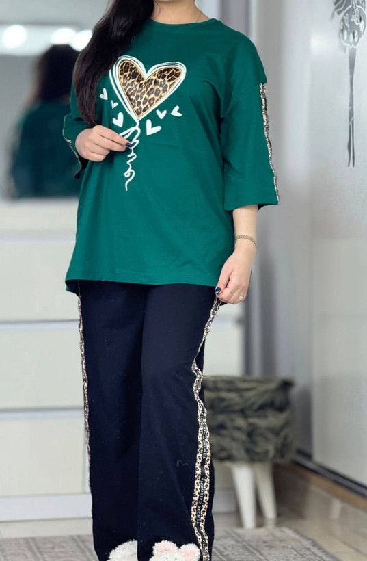ست دخترانه پنبه بلوبری