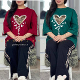 ست دخترانه پنبه بلوبری
