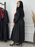 دوتکه مدل نارسیس جنس تافته سوزندوزی و کرپ اندولوزی