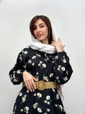 پیراهن زنانه جنس کرپ فلور