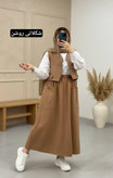 سه تکه جنس شانتون مدل ژینا