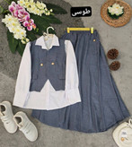سه تکه جنس شانتون مدل ژینا