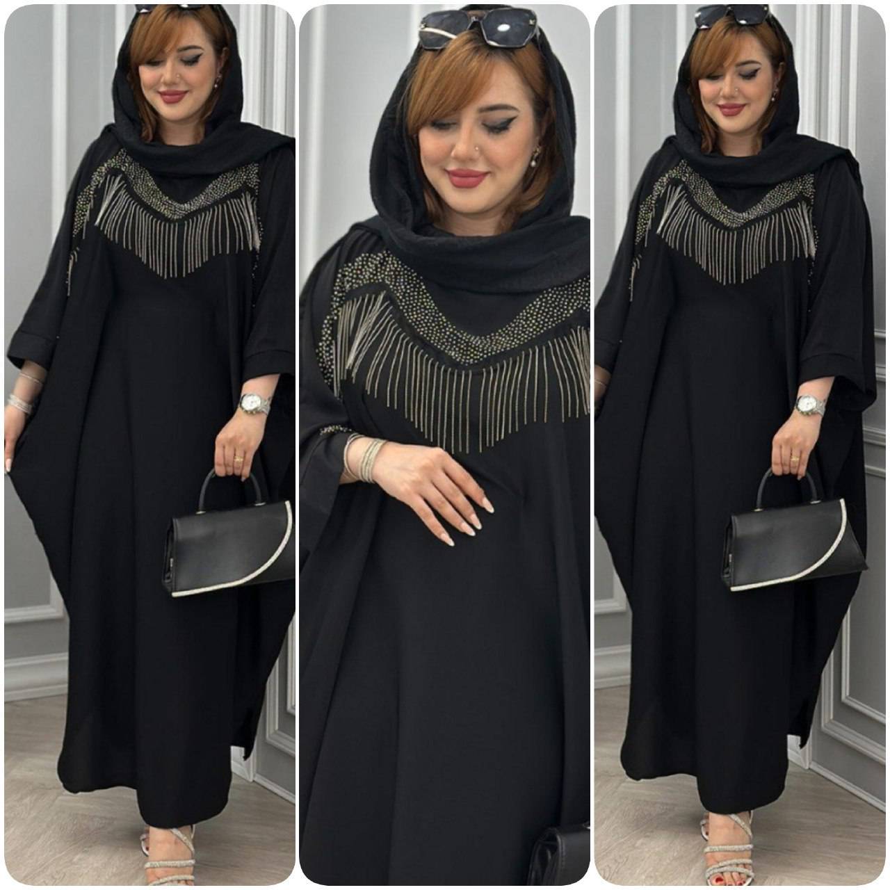 عبایی زنجیری جنس الیزه