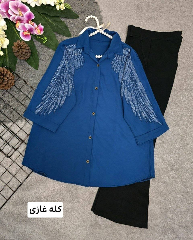 شومیز جنس الیزه نیلوفر