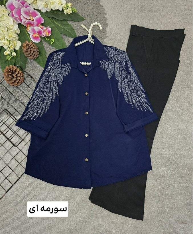 شومیز جنس الیزه نیلوفر