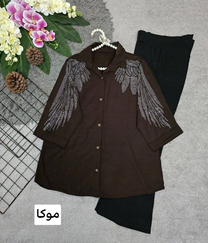 شومیز جنس الیزه نیلوفر