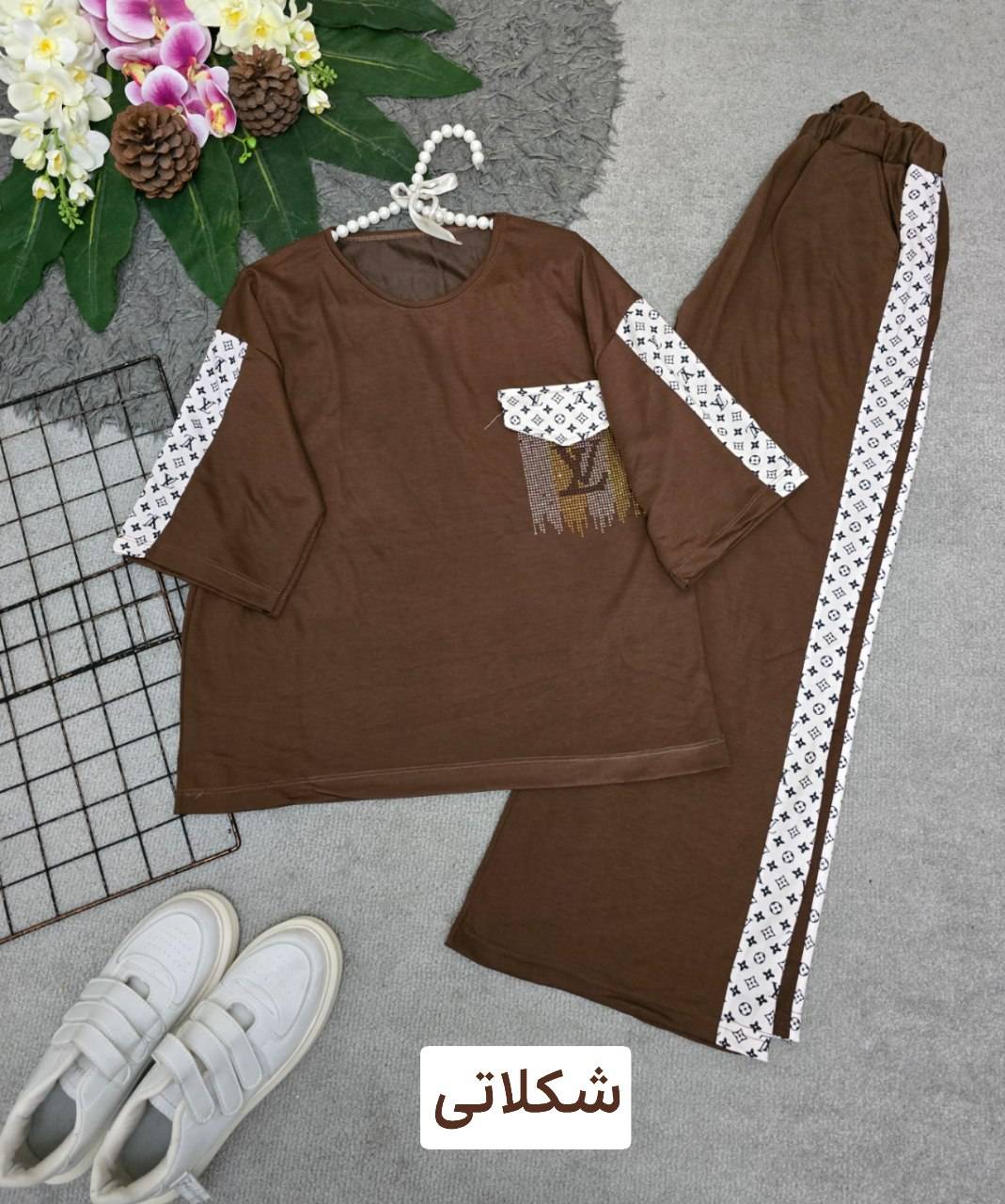 ست الوین نگینی جنس پنبه
