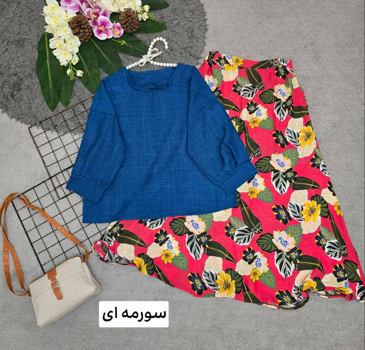 شومیز دامن گلدار