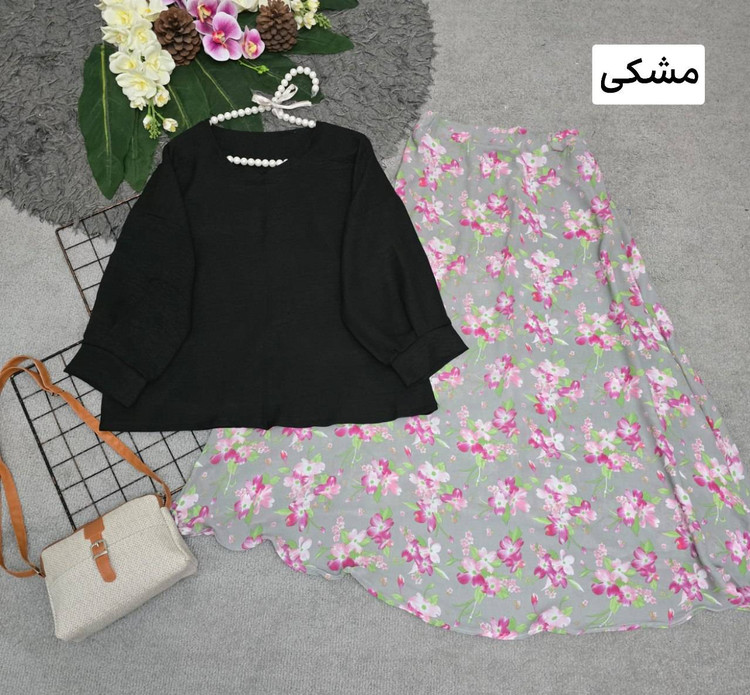 شومیز دامن گلدار