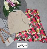 شومیز دامن گلدار