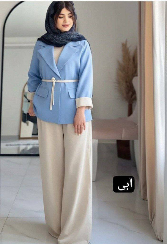 کت وشلوار تندیس جنس لنین نچرال