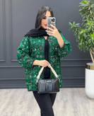 کت گلیمی سبز رنگ
