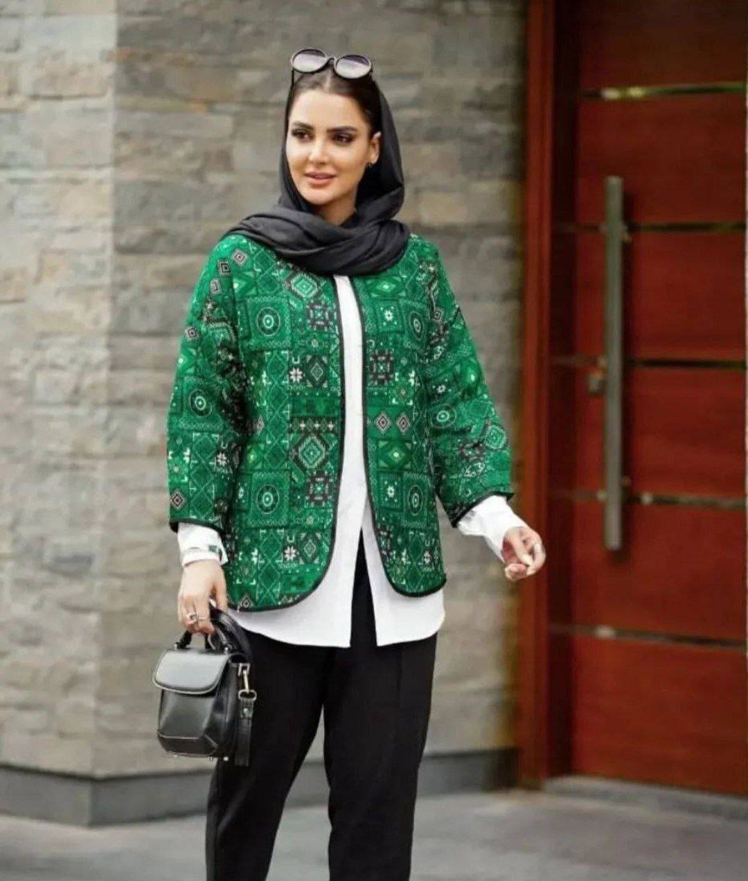 کت گلیمی سبز رنگ