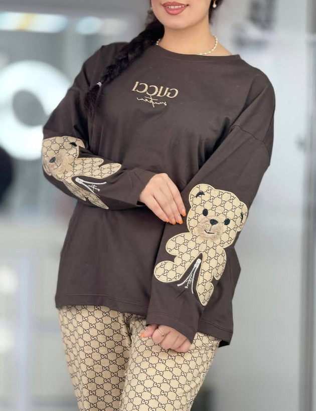 ست گوچی خرسی پنبه گلکسی